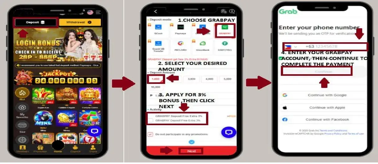 MNL63 Deposit with Grabpay